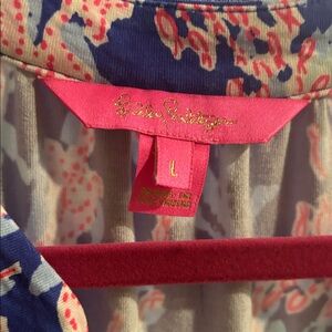 Lilly Pulitzer Pink and Blue Floral dress